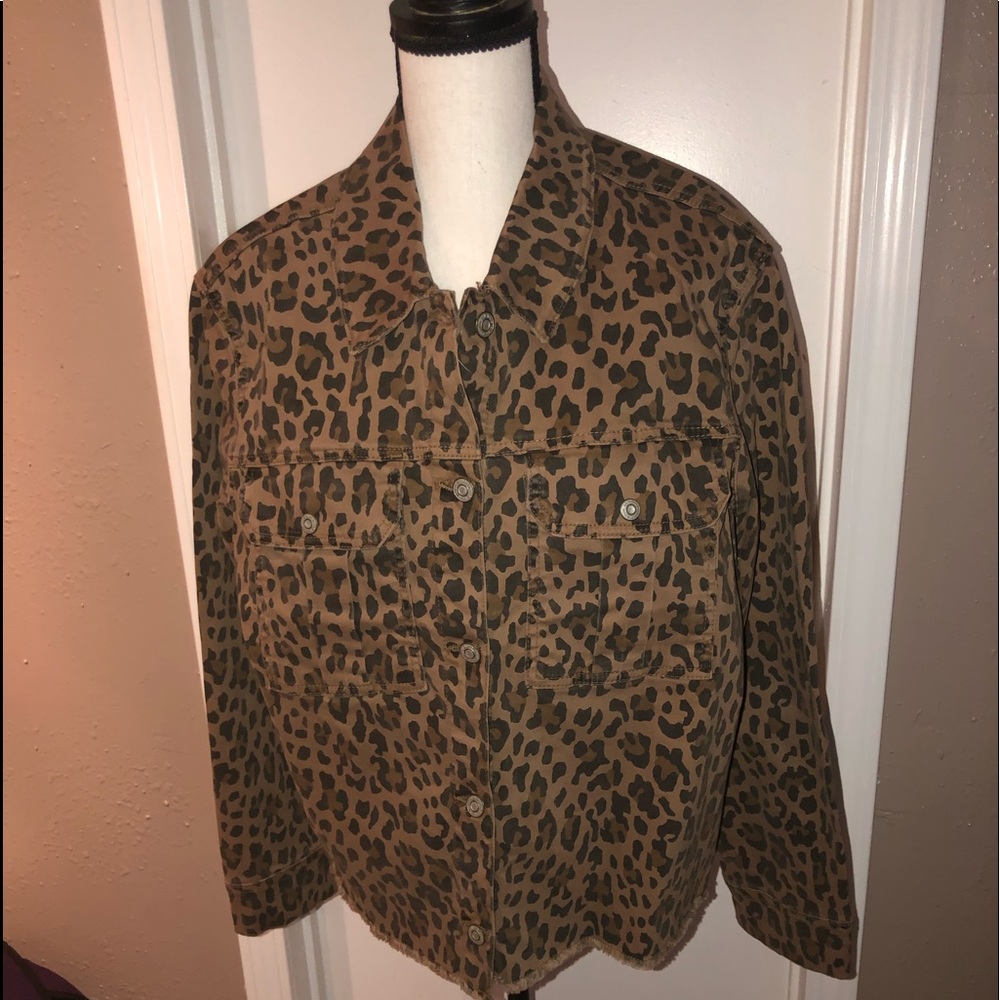 Kensie Cheetah Print Jacket